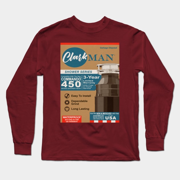 The New & Improved Clarkman Long Sleeve T-Shirt by ModernPop